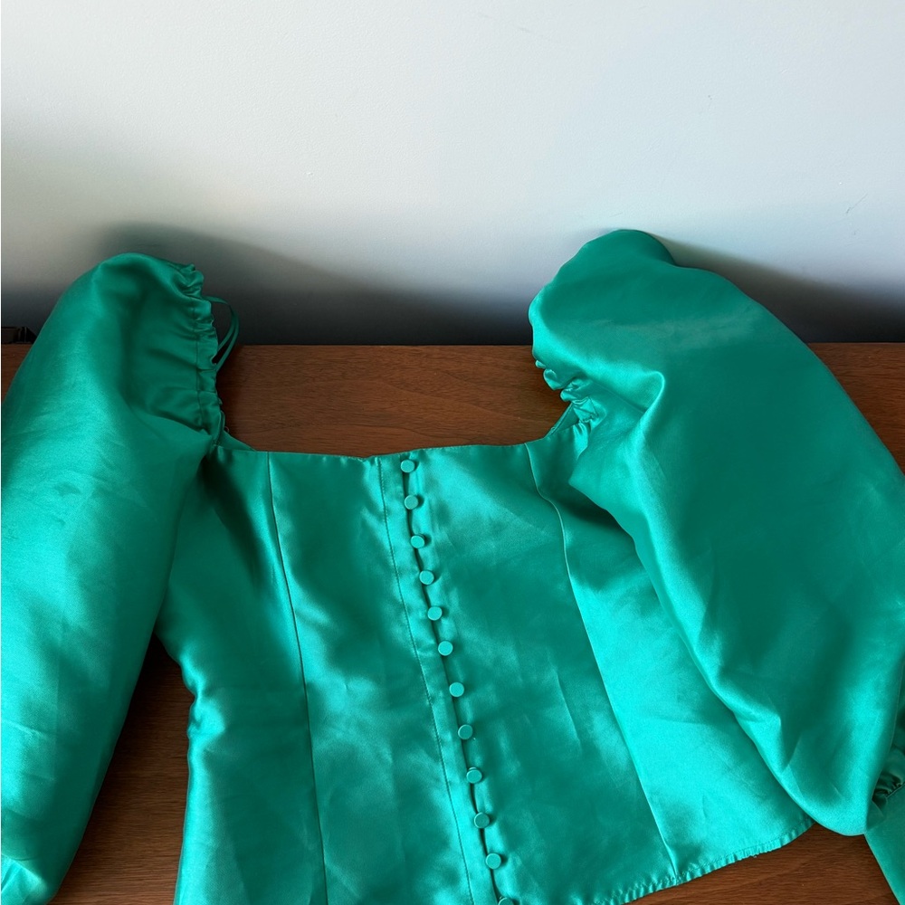 Uterqüe Fun Cute Corset Style Blouse